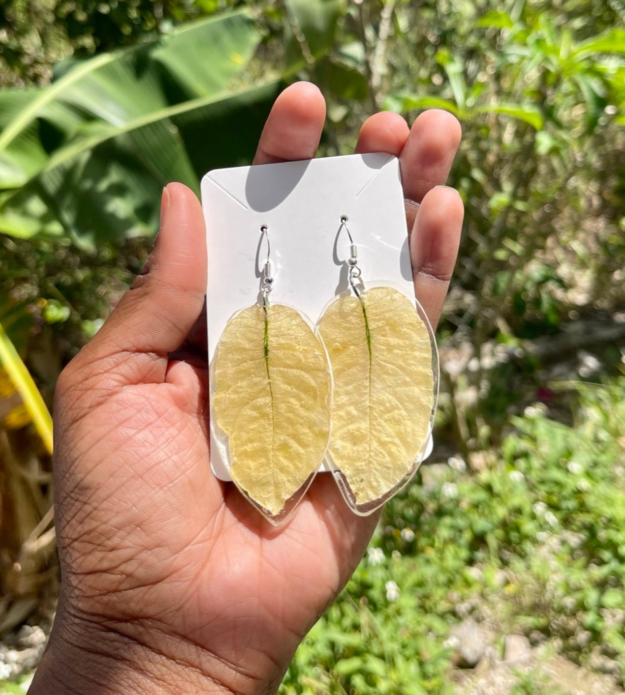 Bougainvillea-Inspired Dangle Earrings