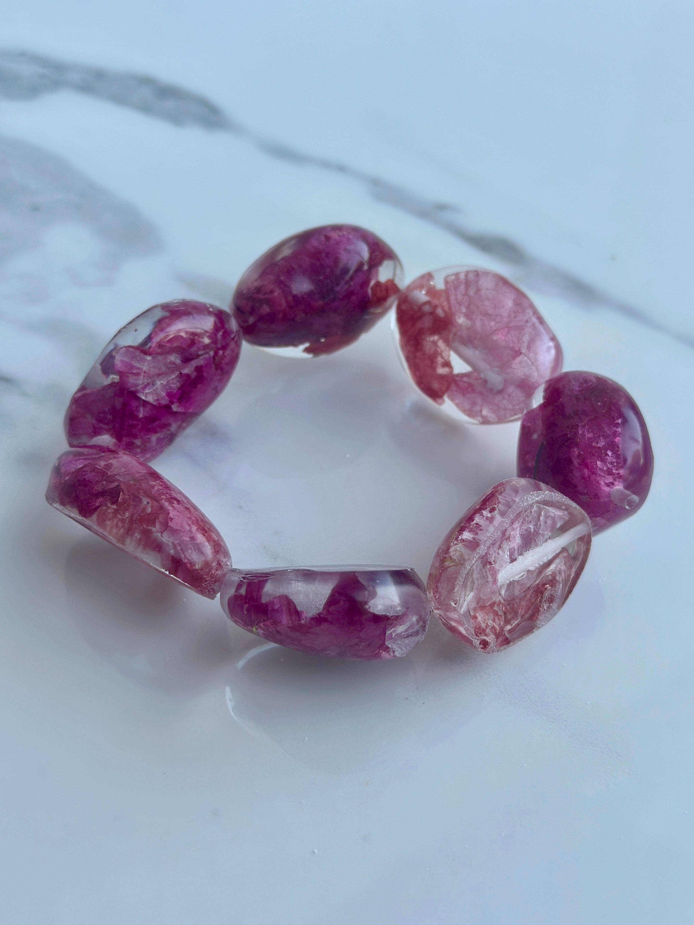 Bougainville Chunky Stone Bracelet