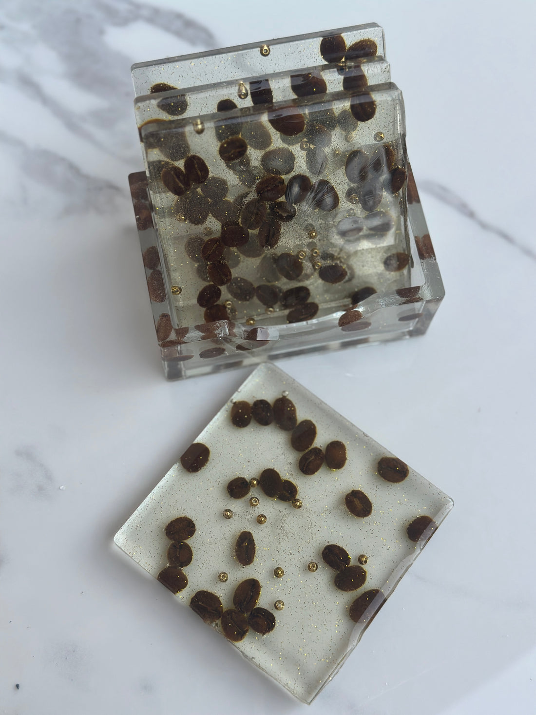 Coffee Bean Coaster Set