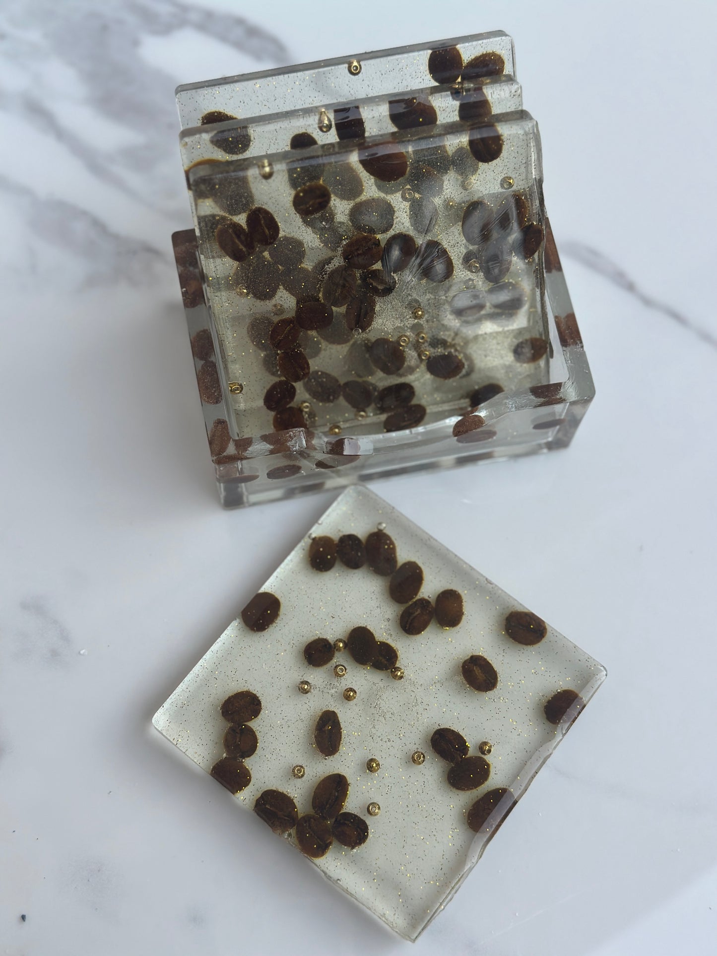 Coffee Bean Coaster Set