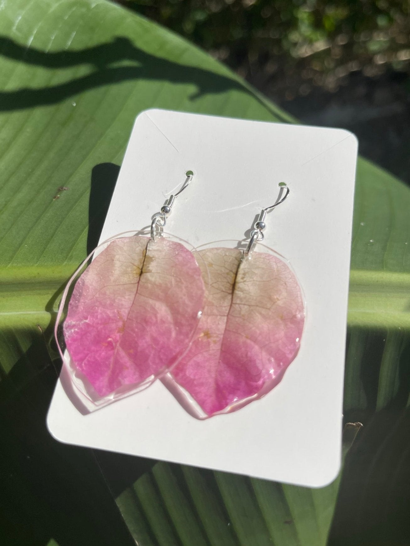 Ombré Bougainvillea Dangle Earring