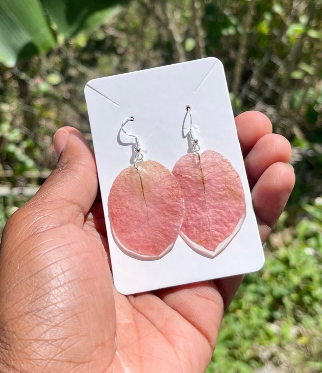 Pink Bougainvillea Dangle Earring