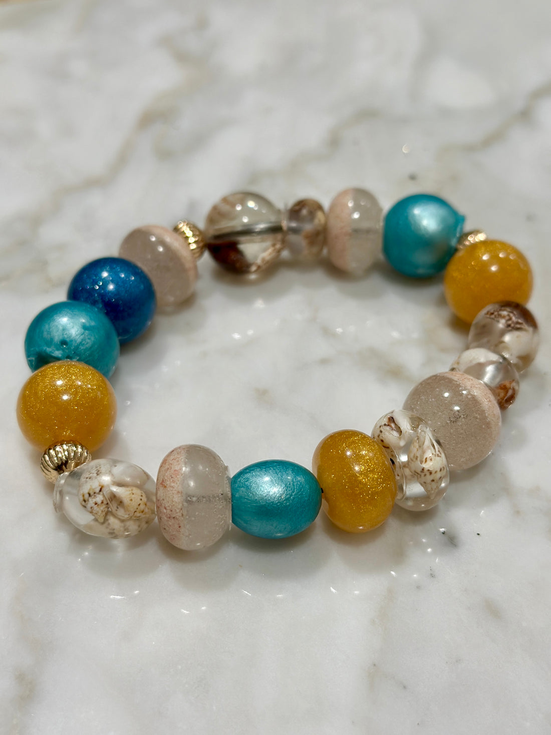 On da Shore 14mm Stone Bracelet