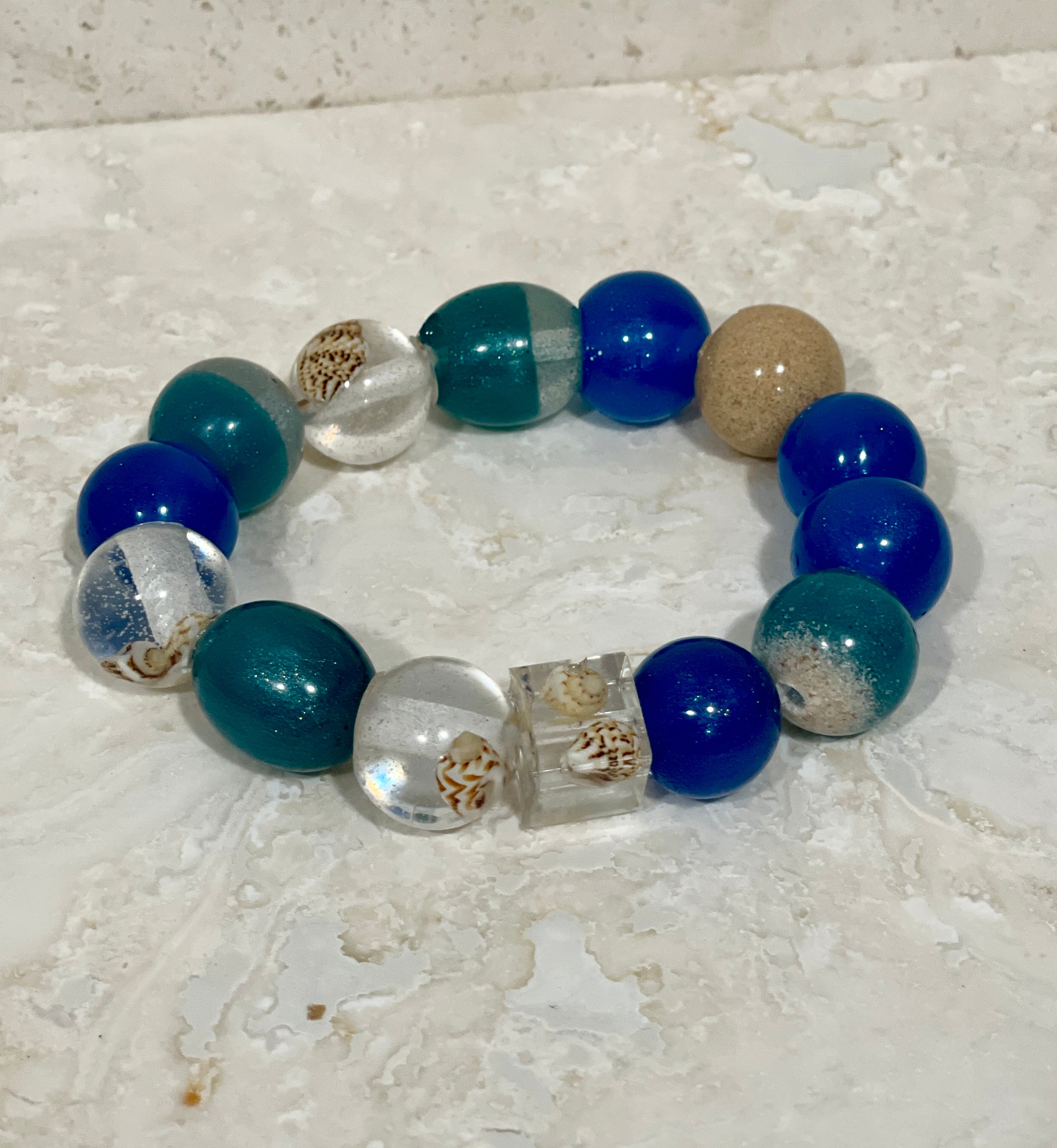 On da Shore 14mm Stone Bracelet