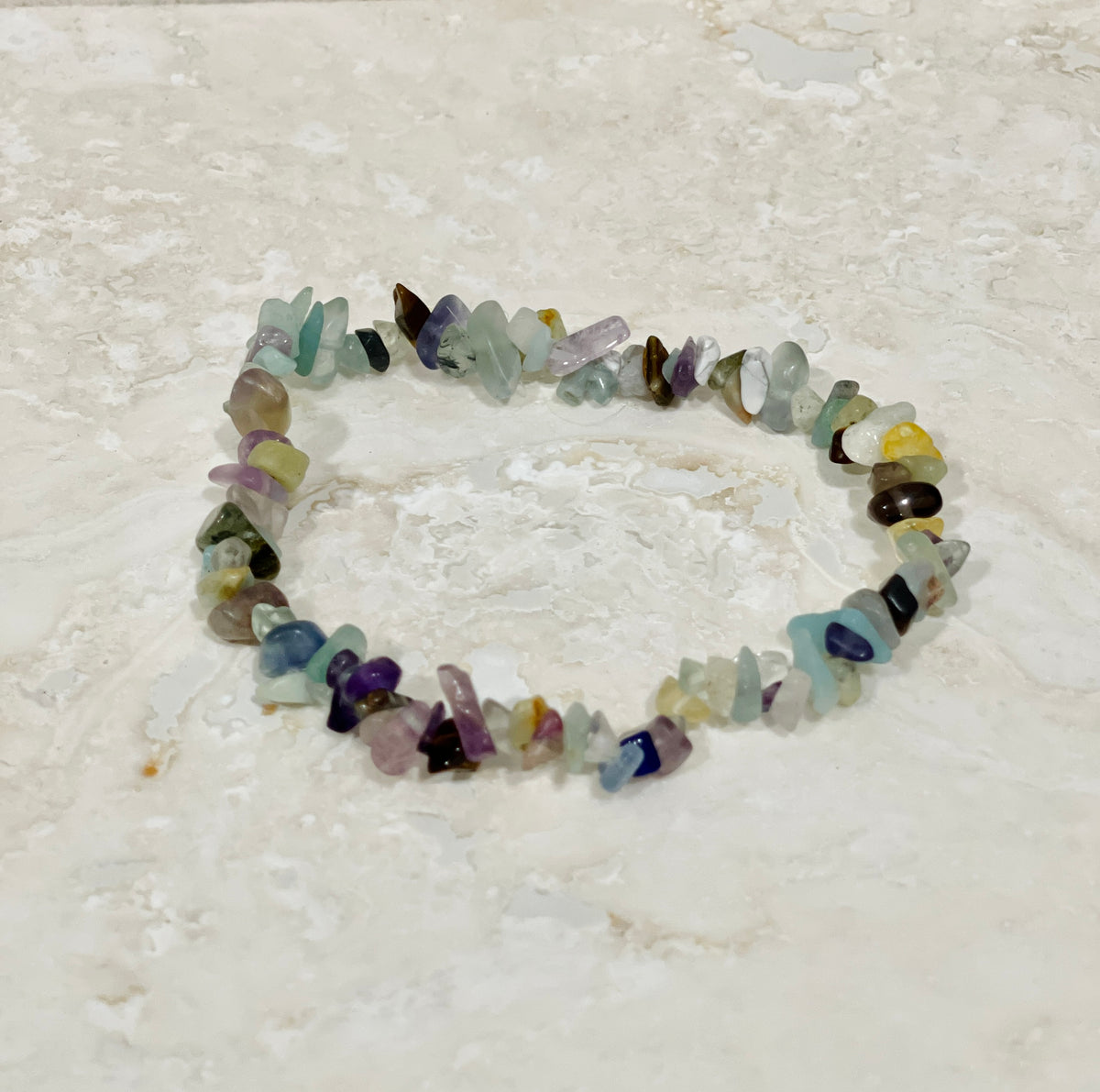 Natural Chip Stone Bracelet