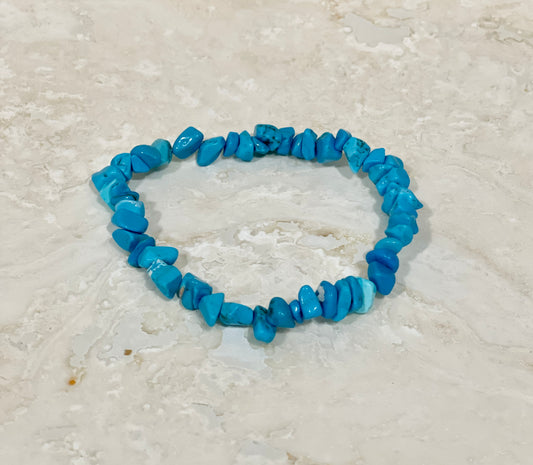 Natural Chip Turquoise Stone Bracelet