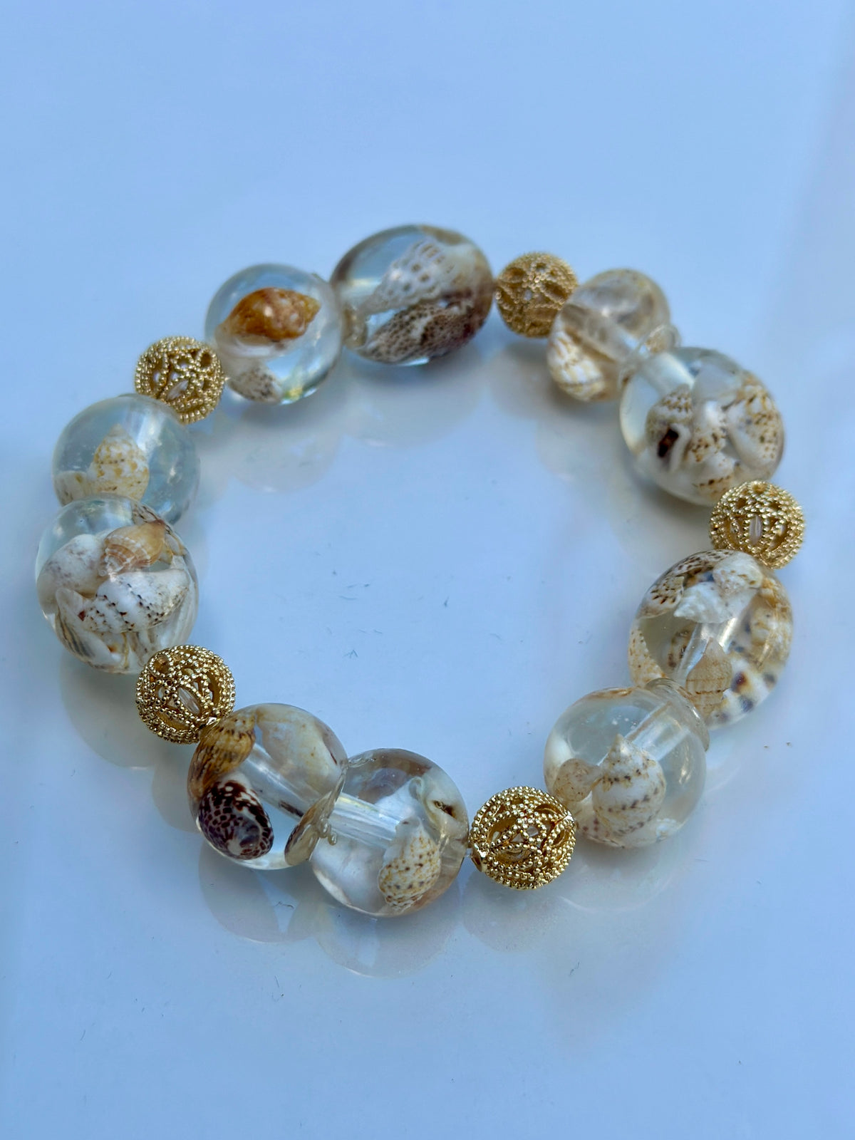 On da Shore 14mm Stone Bracelet